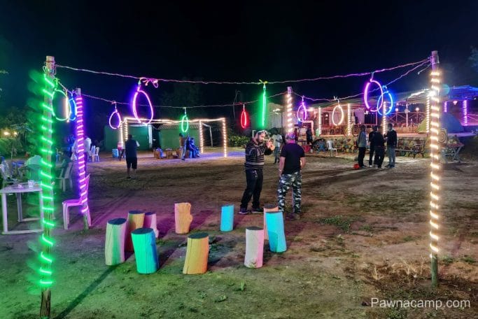 pawna camping location B bonfire