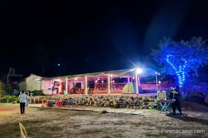 pawna camping location B hut area