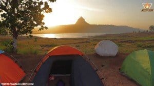 Sunset from pawnacamp location B