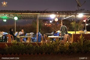 Restaurant at Pawna lake camping G