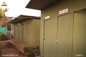 Toilets on camp G