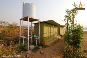 Toilet facility at Camp G