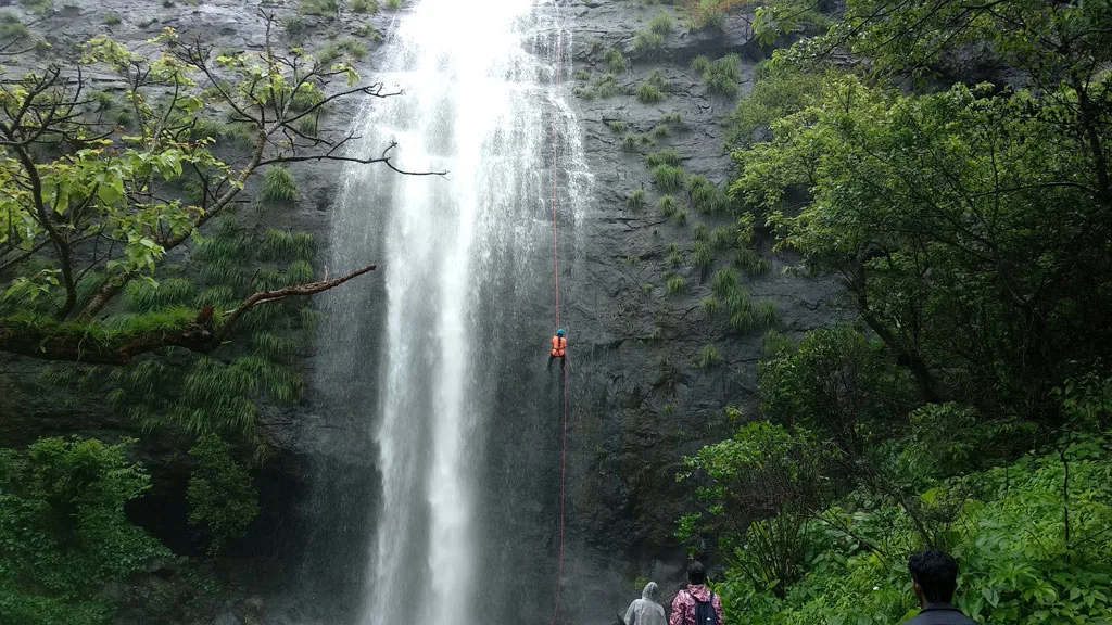 Dudhiware waterfall in Lonavala