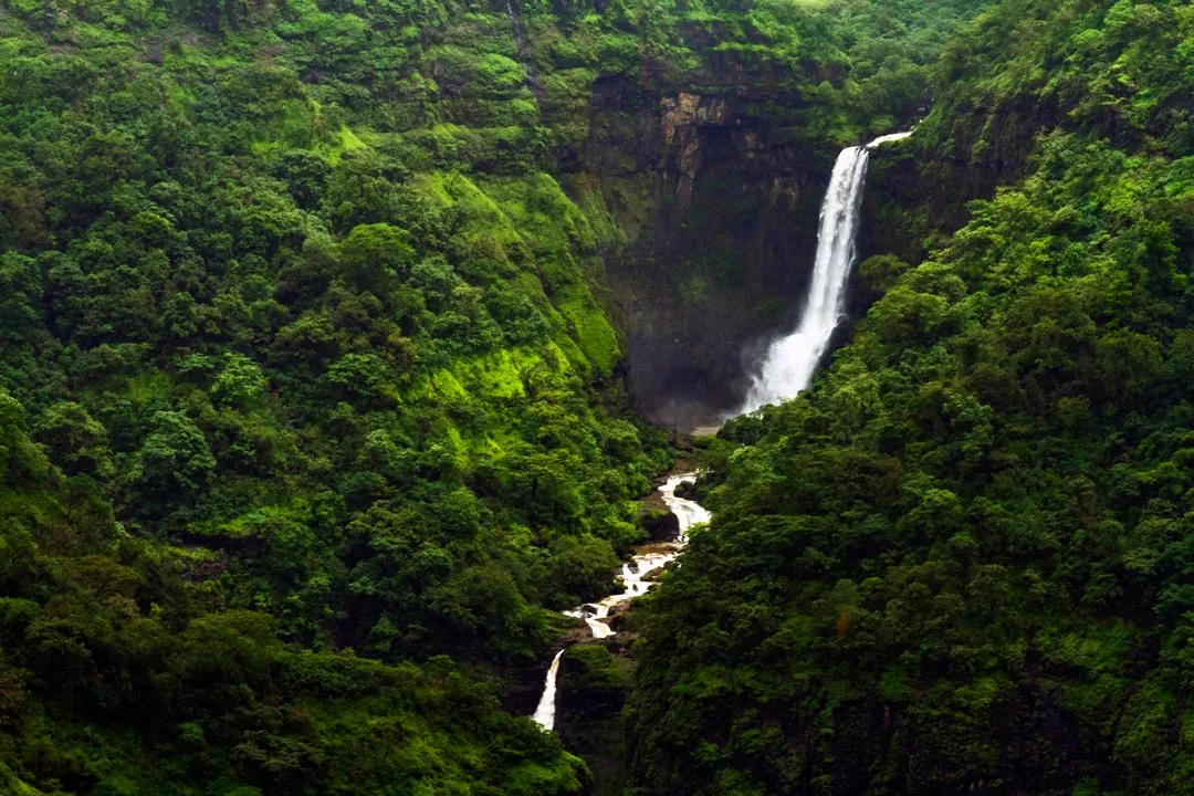 Kune waterfall in lonavala