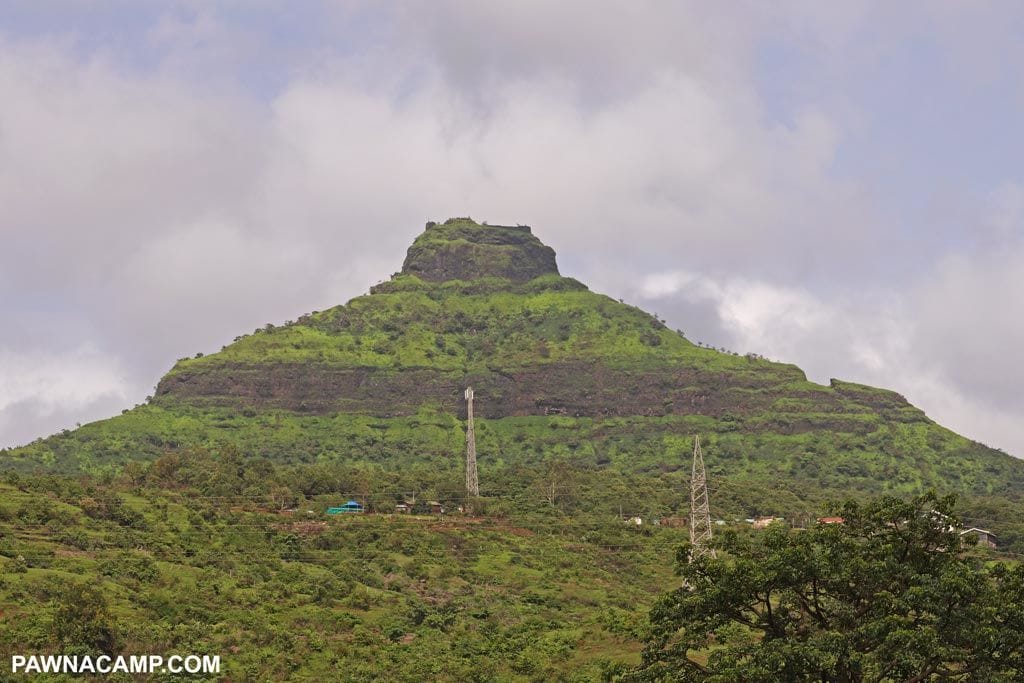 Tikona fort in monsoon