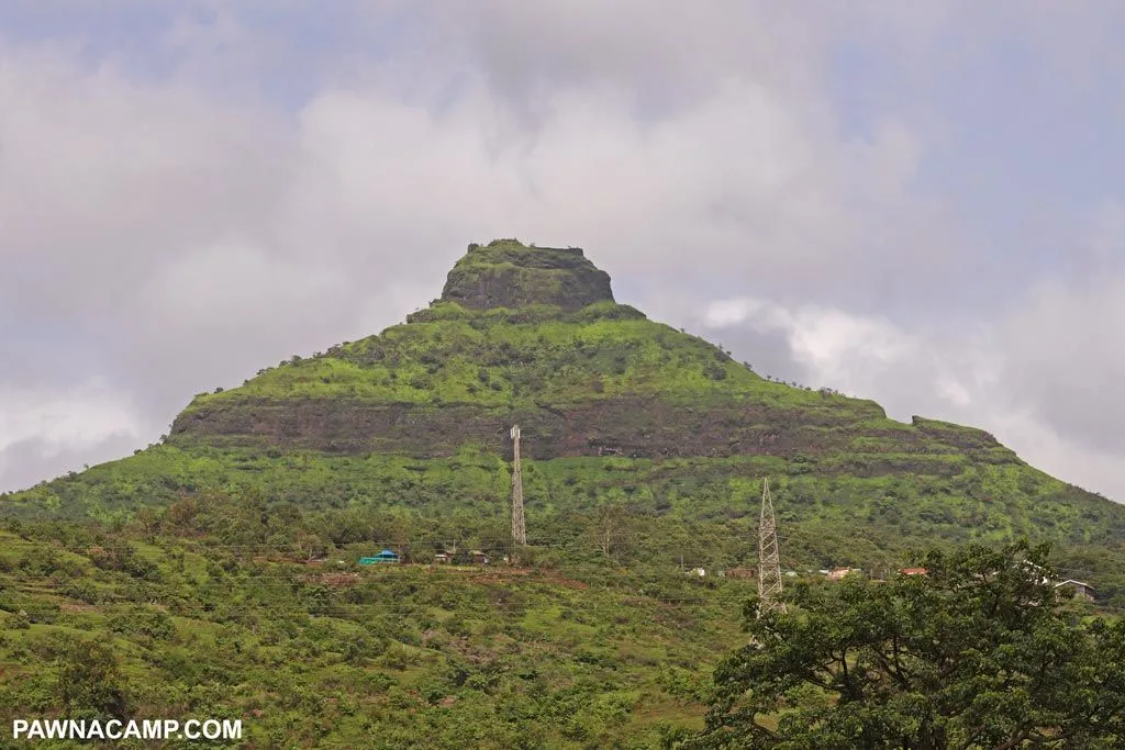 Tikona fort in monsoon