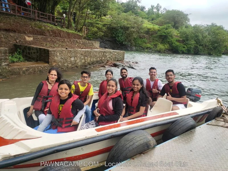 Boating at Pawna lake